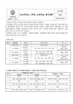 2019�г⵵ 2, 3�г� �����н� �򰡰�ȹ ÷���̹���